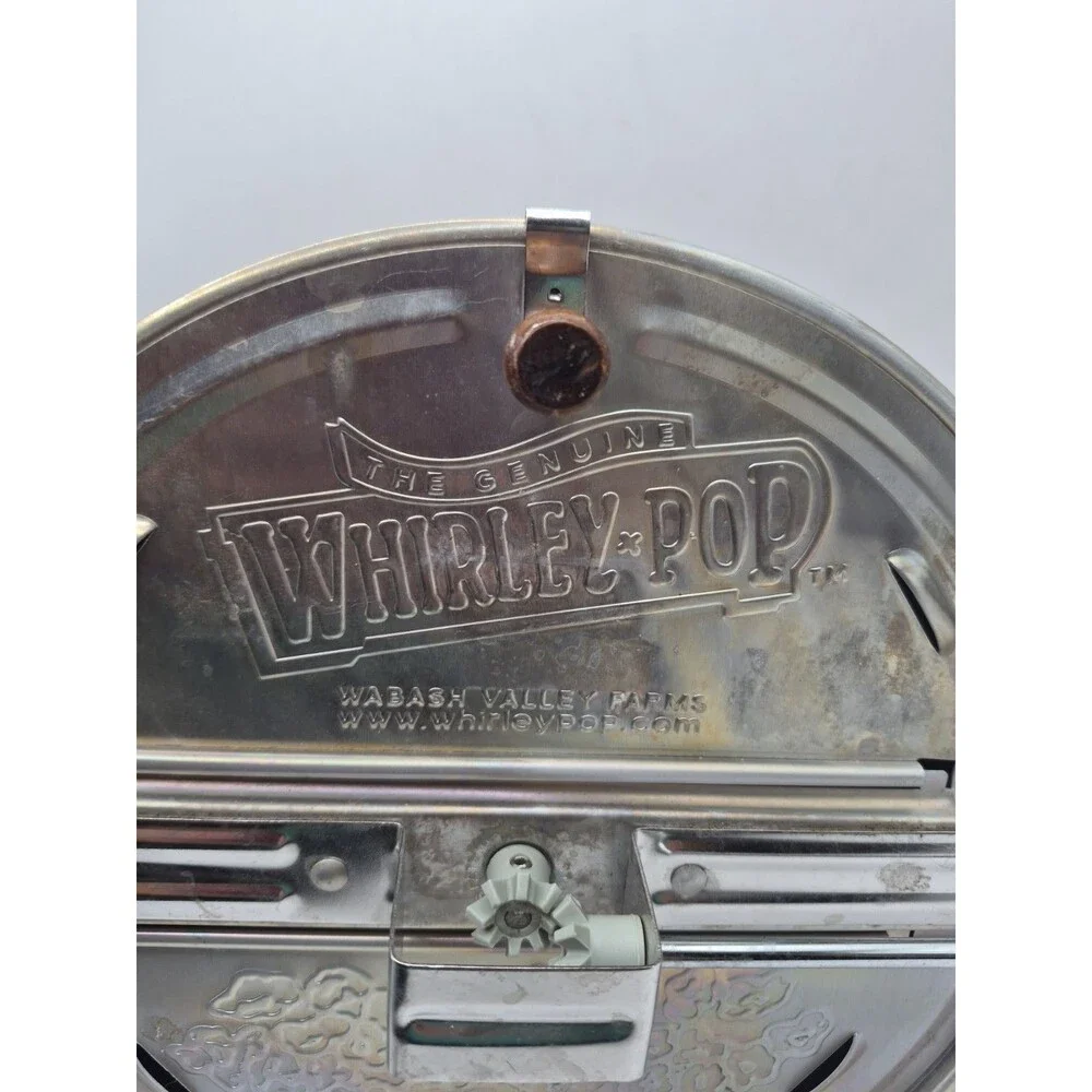 Whirley Pop Wabash Valley Farms 6 Qt Stovetop Popcorn Popper - retro